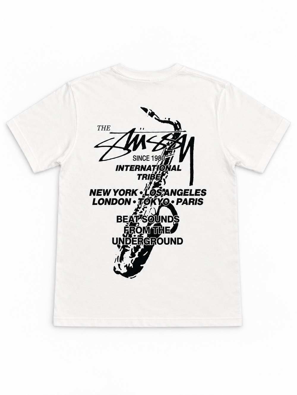 Stüssy Beat Sounds Pigment Dyed Tee size Medium NWT